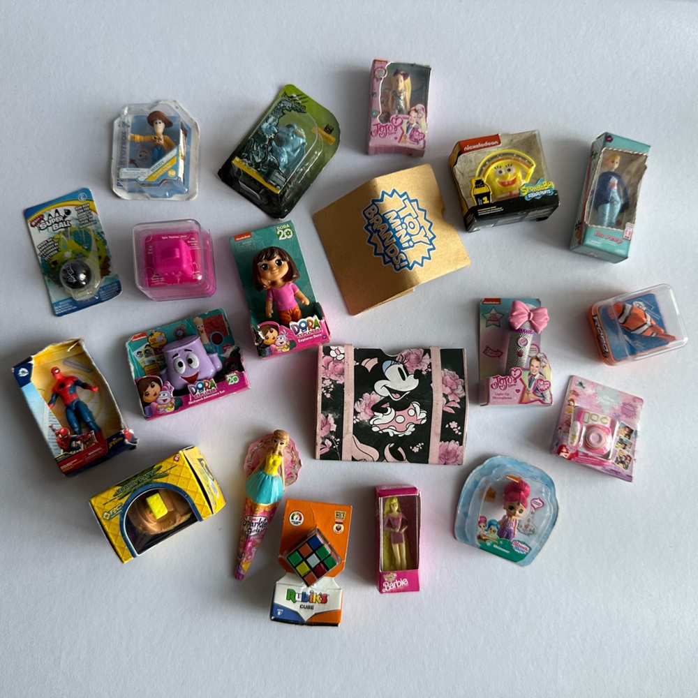 Lot of 20 Miniature Collectible Toys & Accessories Variety Bundle